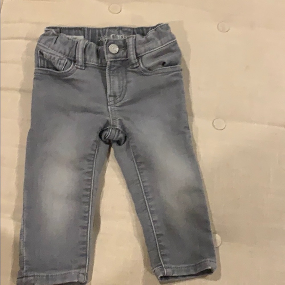 Gap Kids: 12-18month slim gray jeans
